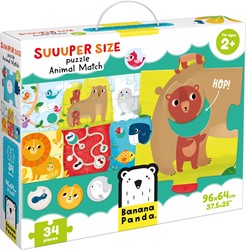 Banana Panda Super size puzzle assortir les animaux 2+