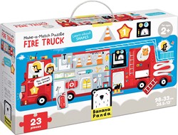 Banana Panda Match the puzzle Fire Truck 2+
