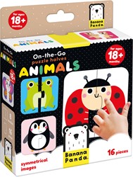 Banana Panda Puzzle On-the-Go demi-animaux 18m+
