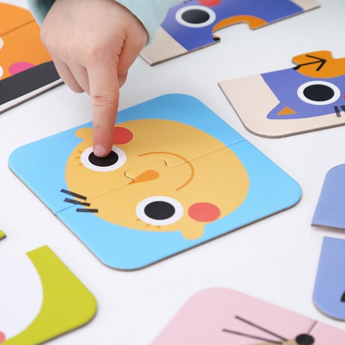 Banana Panda Puzzle Half Faces On-the-Go 15m+-3