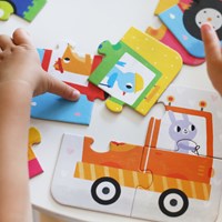 Banana Panda Puzzle On-the-Go Véhicules 2+-3