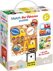 Banana Panda Puzzle Trouvez le même véhicule 2+