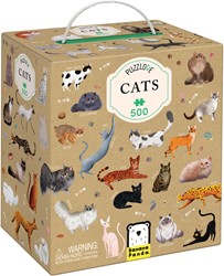 Banana Panda Puzzle love pour les chats - 500 pièces