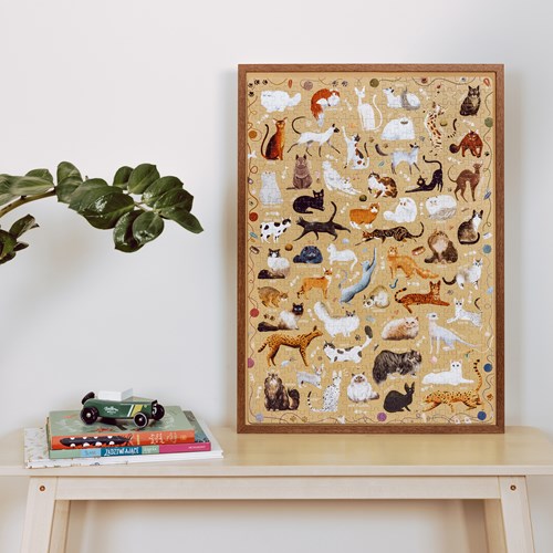 Banana Panda Puzzle love pour les chats - 500 pièces-3