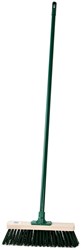 Balai de rue pvc vert balai extérieur avec manche 120cm jouet jardin