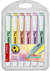STABILO swing cool pastel - surligneur - étui de 6 couleurs
