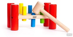 Bajo banc à marteler en bois - jeu éducatif à taper jouet enfant