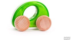 Bajo voiture jouet en bois - Elipse verte - durable et solide