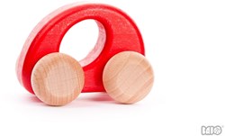 Bajo voiture en bois ellipse - jouet durable pour enfants
