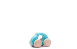Bajo voiture en bois Beetle bleu clair jouet durable