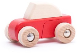 Bajo voiture jouet en bois Speed Car pour enfants - durable et rapide