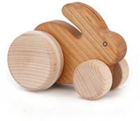 Bajo jouet lapin en bois - design naturel pour enfants