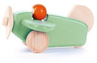 Bajo Avion en Bois avec Pilote - Jouet avion menthe