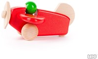 Bajo avion en bois avec pilote - jouet corail-3