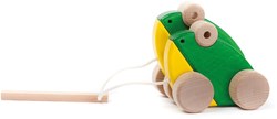 Bajo jouet en bois Double Frogs - ensemble de grenouilles colorées