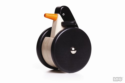 Bajo figurine basculante en bois pingouin jouet durable pour tout-petits
