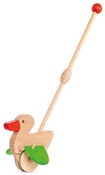 Bajo canard en bois - jouet à tirer pour enfants