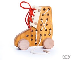 Bajo chaussure à lacer jouet - jeu éducatif de laçage pour enfants