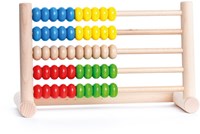 Bajo Abacus en Bois Jouet Éducatif avec 50 Perles - 18 cm
