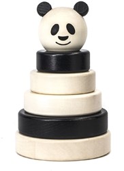 Bajo Tour d'empilage en bois Panda