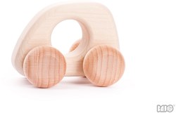 Bajo voiture en bois mini - voiture jouet naturelle pour enfants