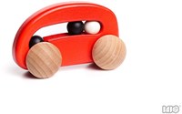 Bajo voiture en bois - véhicule jouet durable et coloré