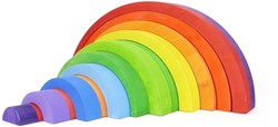 Bajo Arc-en-ciel grand jouet en bois - éducatif et créatif