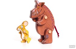 Bajo figurines en bois Gruffalo & souris jouet