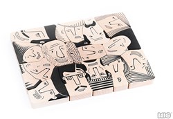 Bajo puzzle de formes en bois Personnes - jouet éducatif 14 pièces