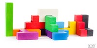 Bajo puzzle pentomino en bois jouet éducatif perception spatiale-2