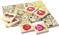 Bajo jeu de mémoire - jouet éducatif mémoplates multicolore