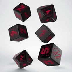 Q-Workshop dés Cyberpunk Night City Essential Set