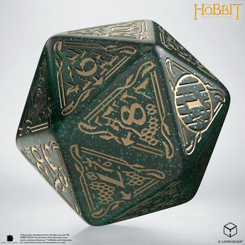 Q-Workshop dé The Hobbit Spindown D20 - Verdant Jumbo TCG
