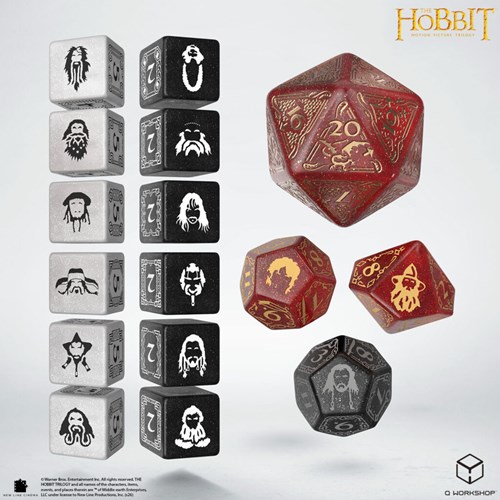 Q-Workshop dés The Hobbit TCG Ember Hearth - jeu fantastique