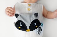 Mom's Care SOFT BABY TOYS Raccoon Pedro cherry pit heat pack 6