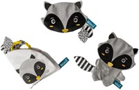 Mom's Care SOFT BABY TOYS Raccoon Pedro cherry pit heat pack 7