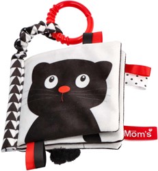 Mom's Care livre bébé jouet sensoriel animaux noir-blanc OEKO-TEX