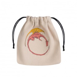 Q-Workshop Dragon - Sac à dés beige et multicolore