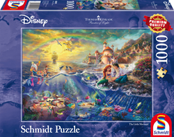 Schmidt Disney Little Mermaid, Ariel, 1000 pièces - Casse-tête - 12+.