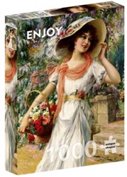 Enjoy Puzzle puzzle Emile Vernon jardin de fleurs 1000 pièces