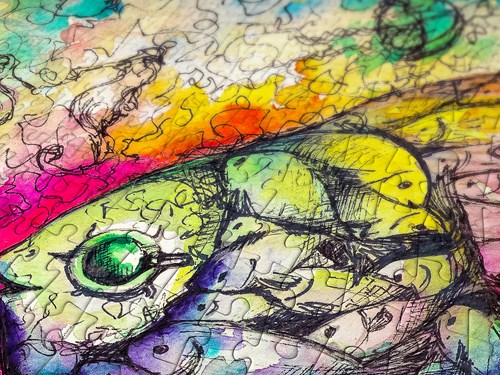Enjoy Puzzle puzzle Fishes - 1000 pièces jouet coloré-3