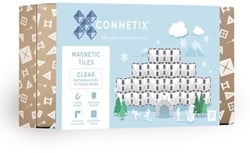 Pack rectangle transparent Connetix 12 pièces