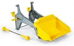 Rolly Toys chargeur frontal jaune-argent pour tracteur à pédales 61x37x31 cm jouet