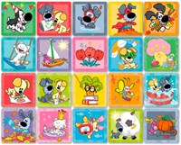 Bambolino Toys jeu de mémoire Woezel & Pip - jeu éducatif de mémoire pour enfants-2