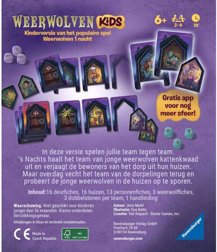 Ravensburger jeu de société Loups-garous enfants Nuit des jeunes loups-garous-3