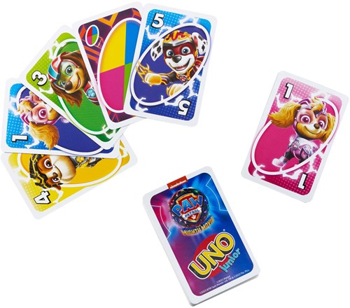 Fisher-Price jeu de cartes Paw Patrol UNO Junior - jeu familial pour enfants-2