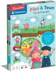 Clementoni jouet éducatif - Fien et Teun puzzle de la ferme - amusant et instructif