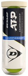 Dunlop balles de tennis ATP Championship jaune - 3 pièces pour entraînement et match