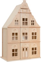 Classic World Houten Poppenhuis - 3dlg.