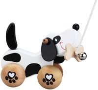 Classic World chien à tirer en bois - jouet en bois FSC chien-2